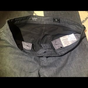 AG grey plaid Everett slim straight jeans Sz31
